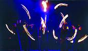 The performers stunned everyone with their display of fire and dance